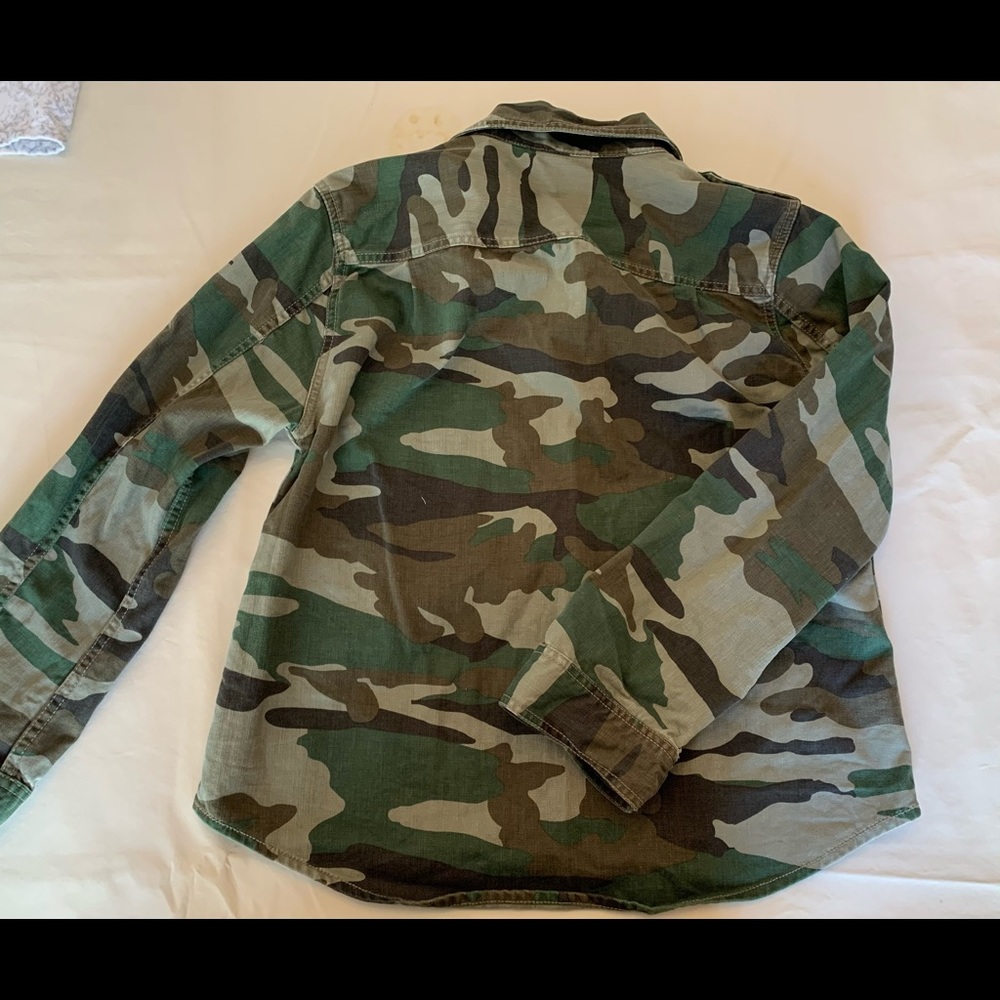 Mens  Jcrew Camo Jacket - Picture 4 of 4